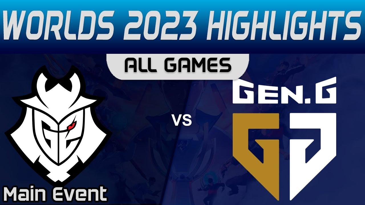 G2 vs GEN Highlights ALL GAMES R3 Worlds Main Event 2023 G2 Esports vs Gen G by Onivia thumbnail