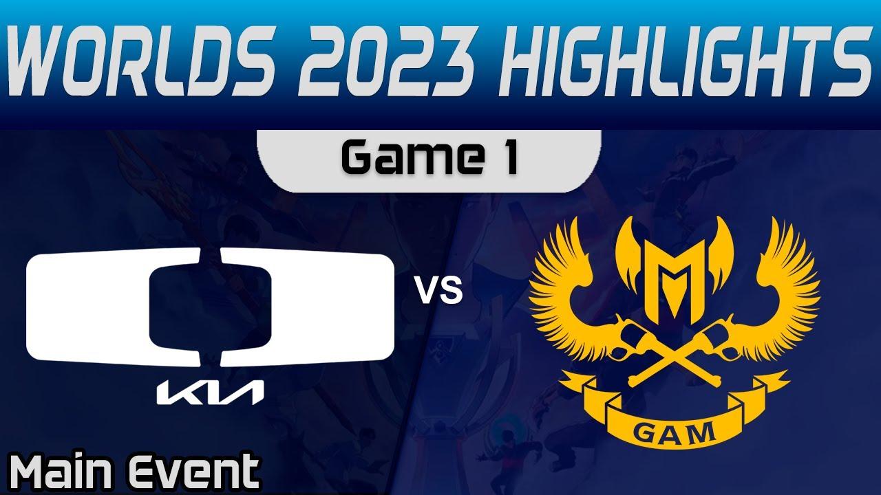 DK vs GAM Highlights Game 1 R4 Worlds Main Event 2023 Dplus KIA vs GAM Esports by Onivia thumbnail