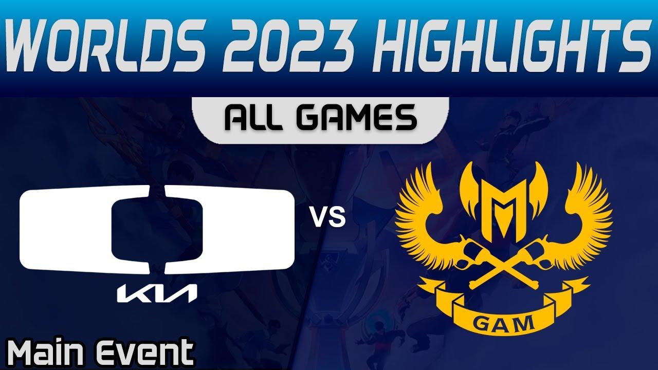 DK vs GAM Highlights ALL GAMES R4 Worlds Main Event 2023 Dplus KIA vs GAM Esports by Onivia thumbnail