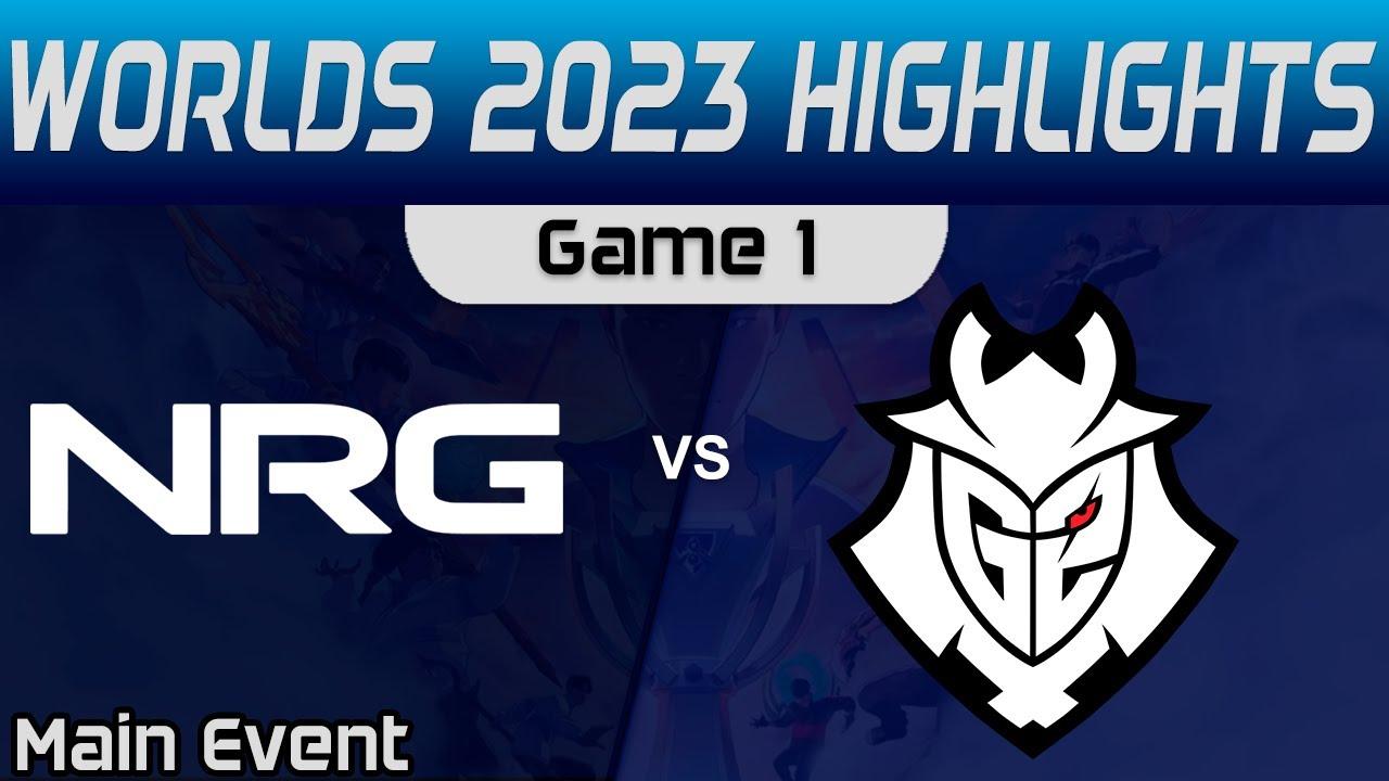 NRG vs G2 Highlights Game 1 R4 Worlds Main Event 2023 NRG vs G2 Esports by Onivia thumbnail