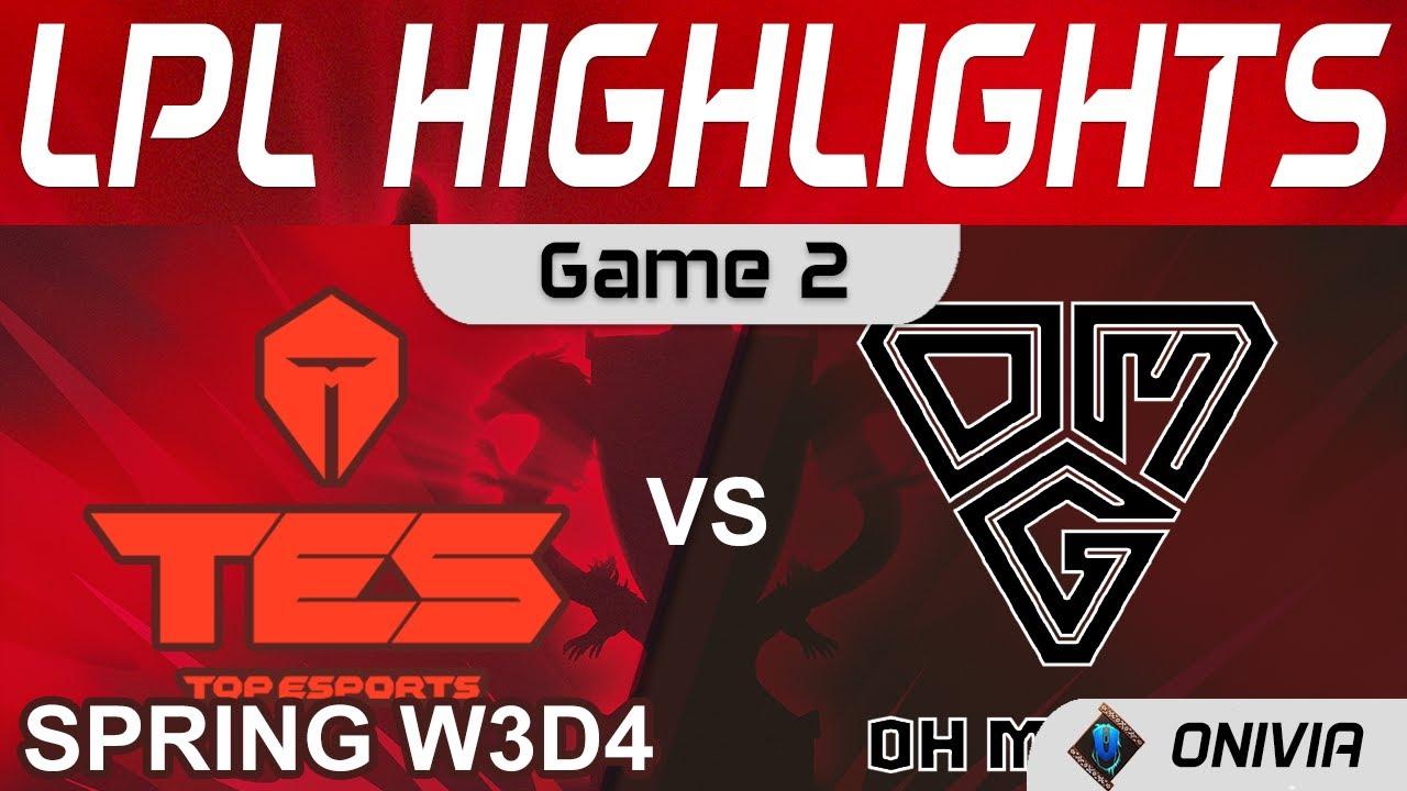 TES vs OMG Highlights Game 2 LPL Spring Season 2022 W3D4 Top Esports vs Oh My God by Onivia thumbnail