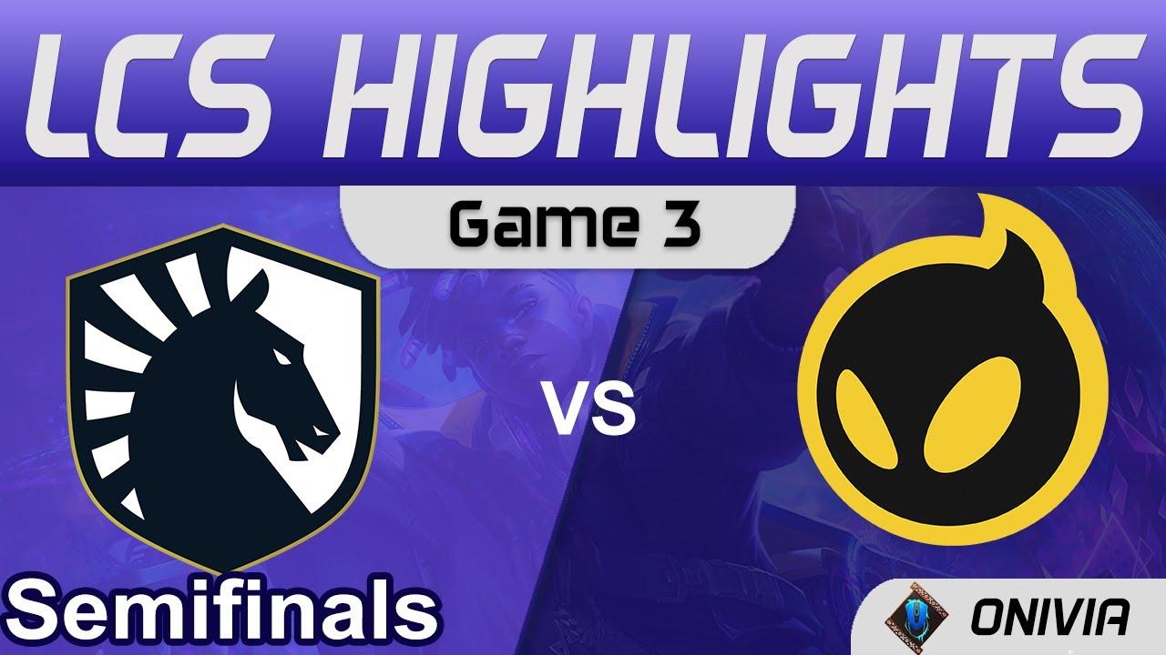 TL vs DIG Highlights Game 3 LCS Lock In Semifinals 2022 Team Liquid vs Dignitas by Onivia thumbnail