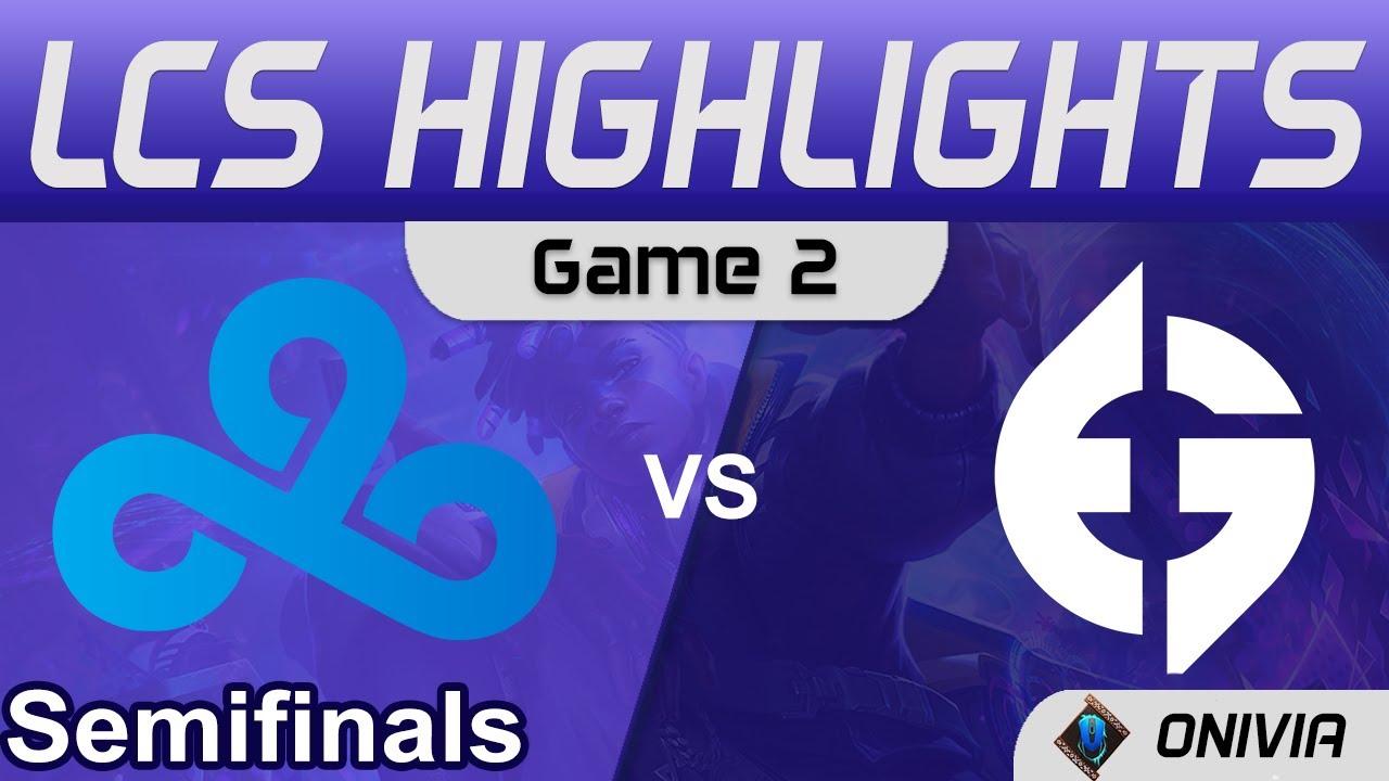 C9 vs EG Highlights Game 2 LCS Lock In Semifinals 2022 Cloud9 vs Evil Geniuses by Onivia thumbnail