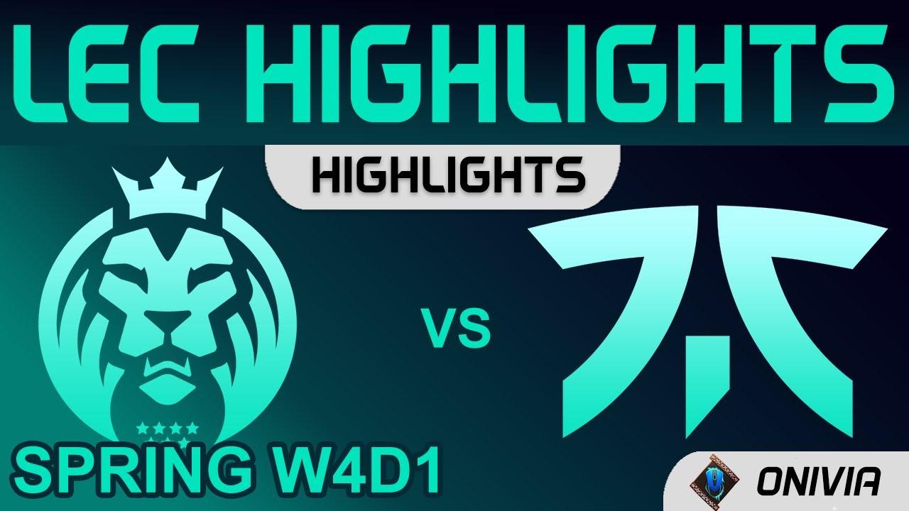 MAD vs FNC Highlights LEC Spring Season 2022 W4D1 MAD Lions vs Fnatic by Onivia thumbnail