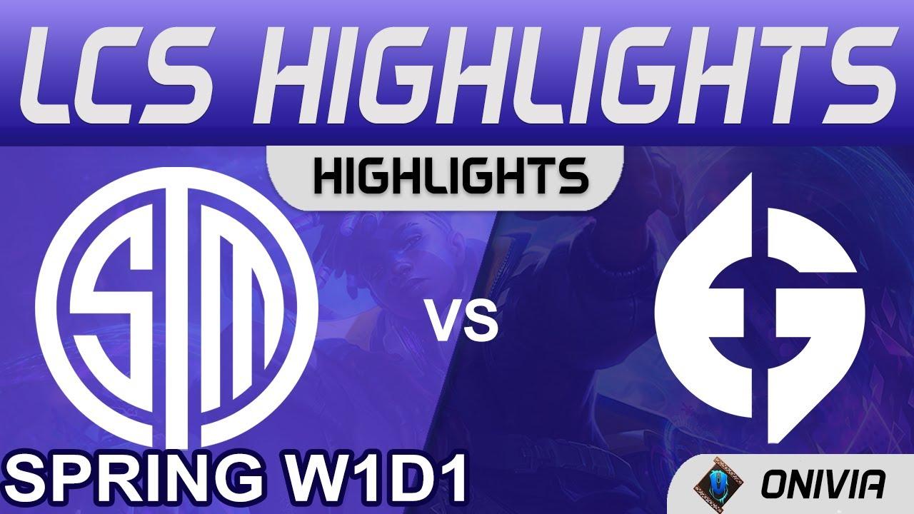 TSM vs EG Highlights LCS Spring Season 2022 W1D1 Team SoloMid vs Evil Geniuses by Onivia thumbnail