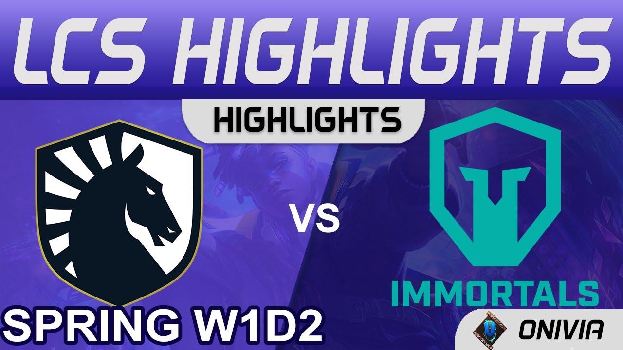 TL vs IMT Highlights LCS Spring Season 2022 W1D2 Team Liquid vs Immortals by Onivia thumbnail