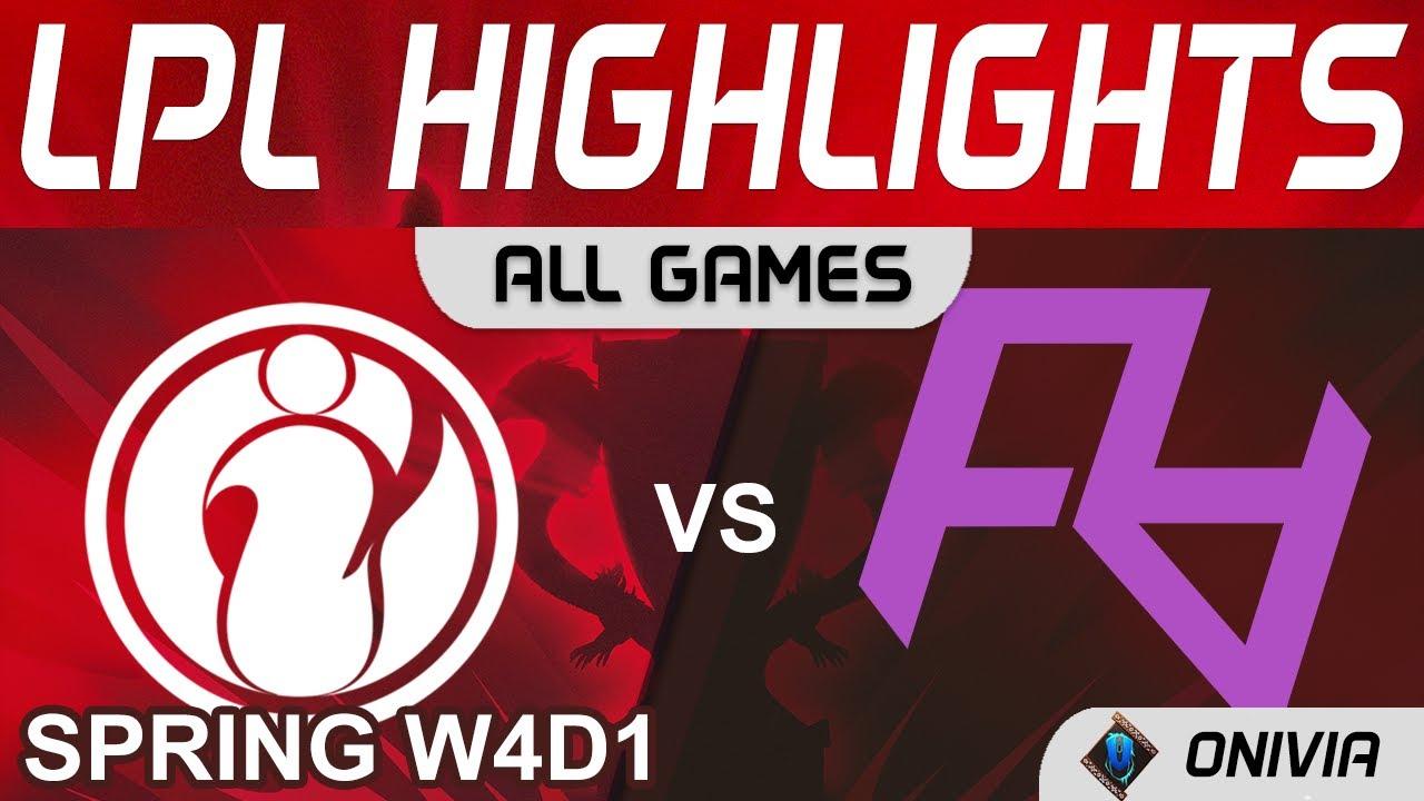 IG vs RA Highlights ALL GAMES LPL Spring Season 2022 W4D1 Invictus Gaming vs Rare Atom by Onivia thumbnail