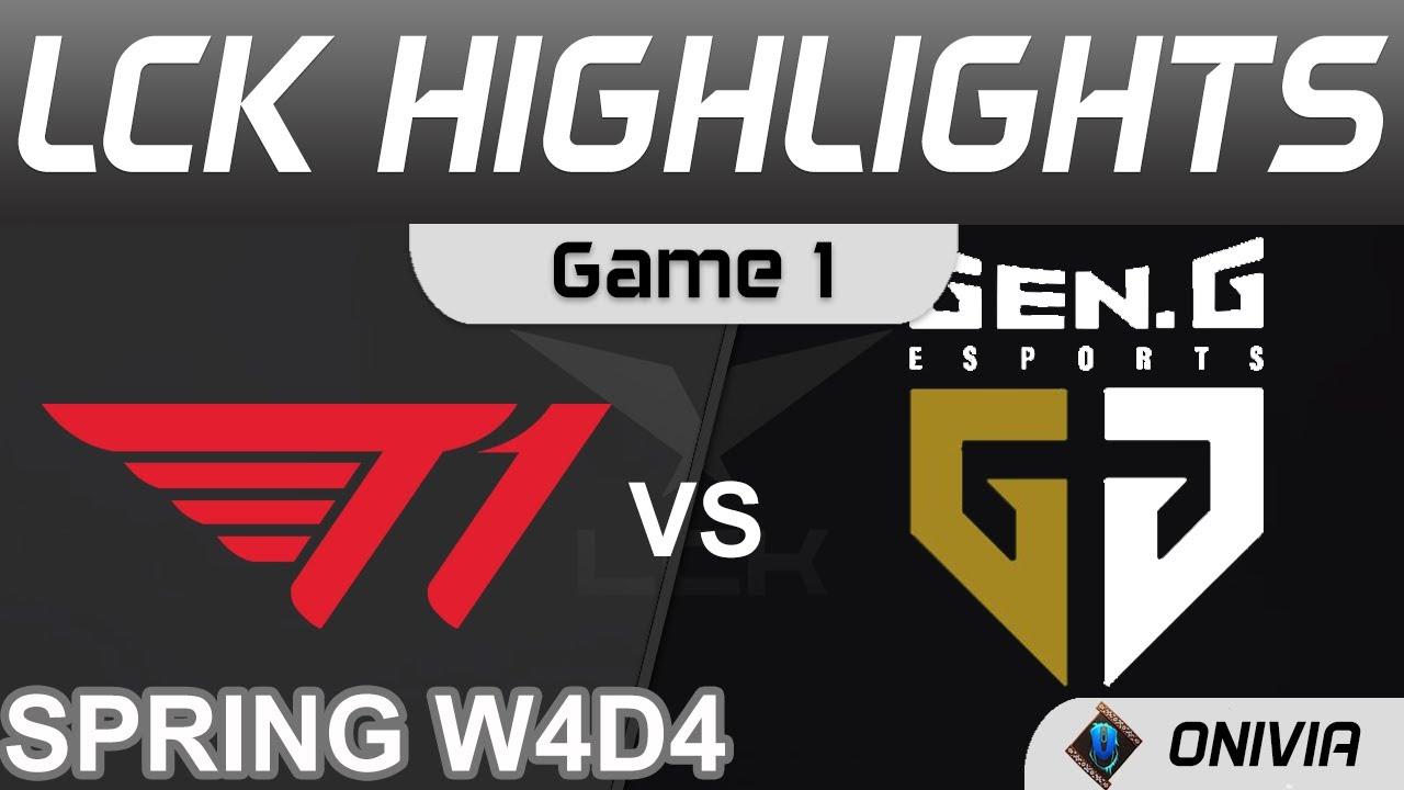 T1 vs GEN Highlights Game 1 LCK Spring Season 2022 W4D4 T1 vs Gen G by Onivia thumbnail