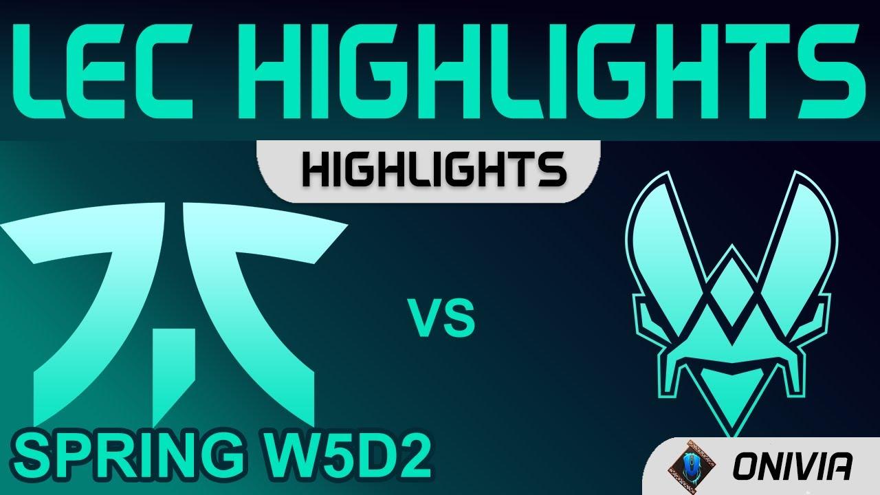 FNC vs VIT Highlights LEC Spring Season 2022 W5D2 Fnatic vs Team Vitality by Onivia thumbnail