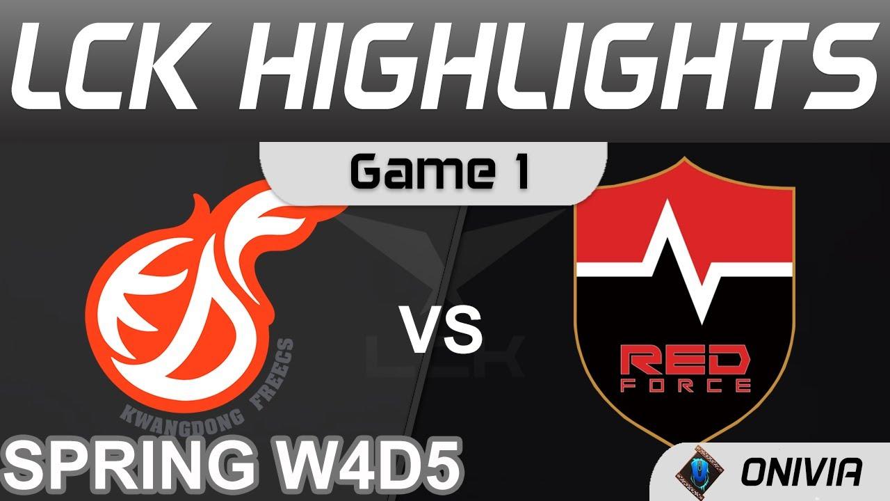 KDF vs NS Highlights Game 1 LCK Spring Season 2022 W4D5 Kwangdong Freecs vs Nongshim RedForce by Oni thumbnail