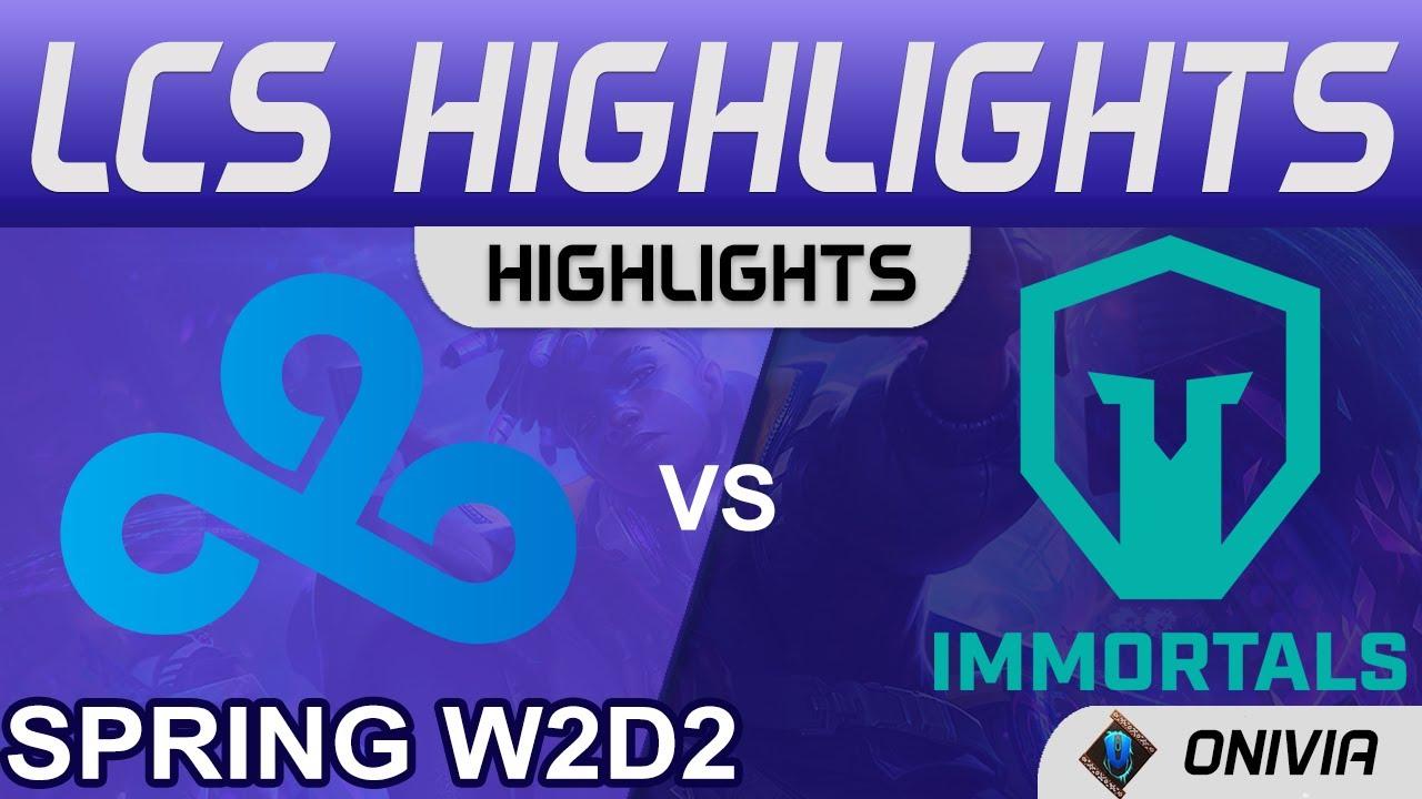 C9 vs IMT Highlights LCS Spring Season 2022 W2D2 Cloud9 vs Immortals by Onivia thumbnail