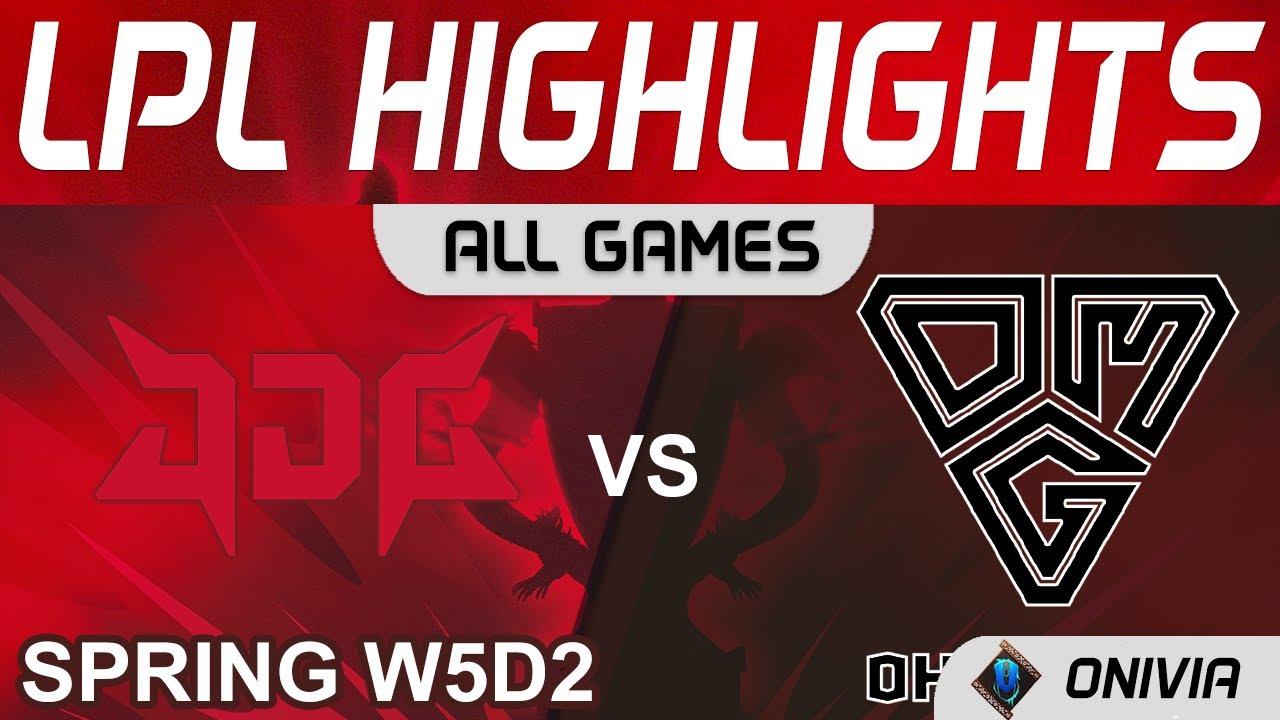 JDG vs OMG Highlights ALL GAMES LPL Spring Season 2022 W5D2 JD Gaming vs Oh My God by Onivia thumbnail