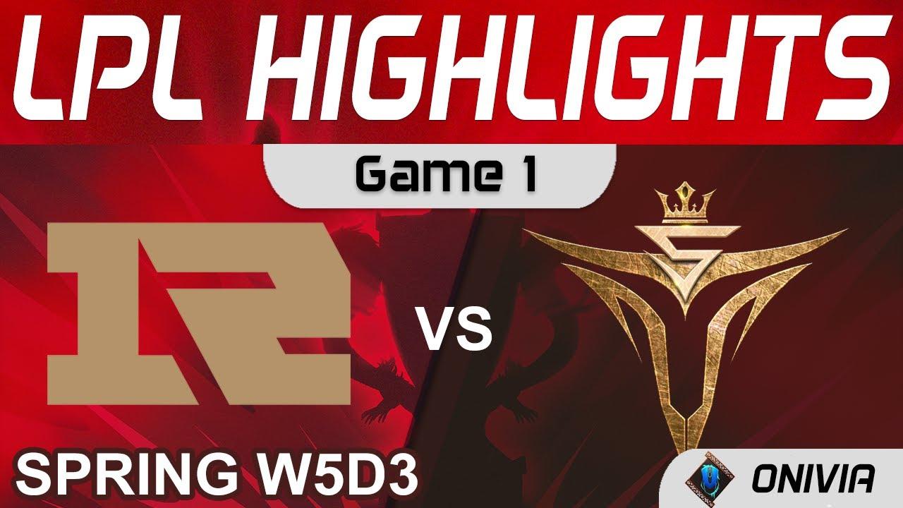 RNG vs V5 Highlights Game 1 LPL Spring Season 2022 W5D3 Royal Never Give Up vs Victory Five by Onivi thumbnail