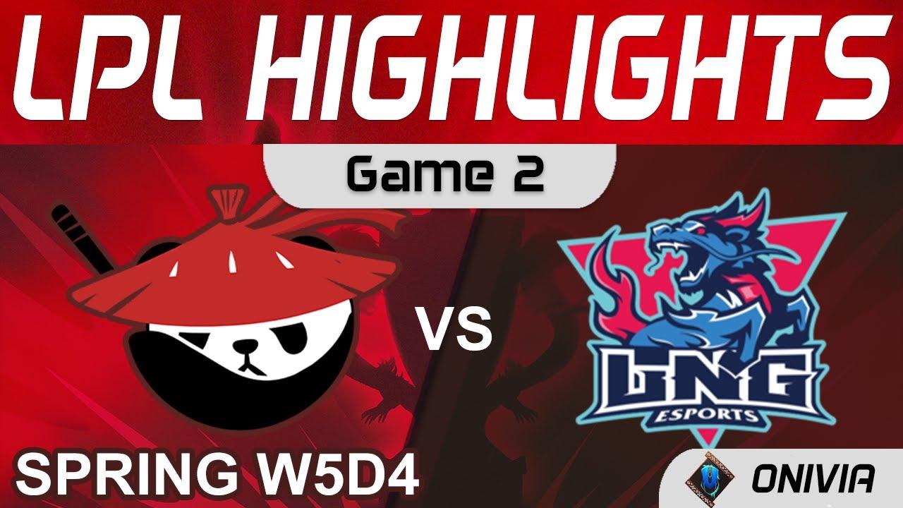 AL vs LNG Highlights Game 2 LPL Spring Season 2022 W5D4 Anyone's Legend vs LNG Esports by Onivia thumbnail