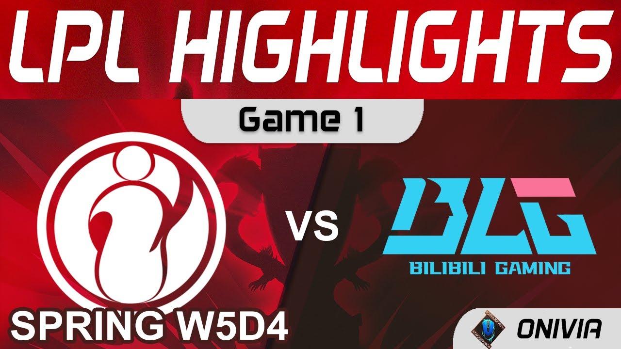 IG vs BLG Highlights Game 1 LPL Spring Season 2022 W5D4 Invictus Gaming vs Bilibili Gaming by Onivia thumbnail