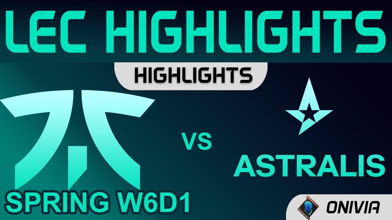 FNC vs AST Highlights LEC Spring Season 2022 W6D1 Fnatic vs Astralis by Onivia thumbnail