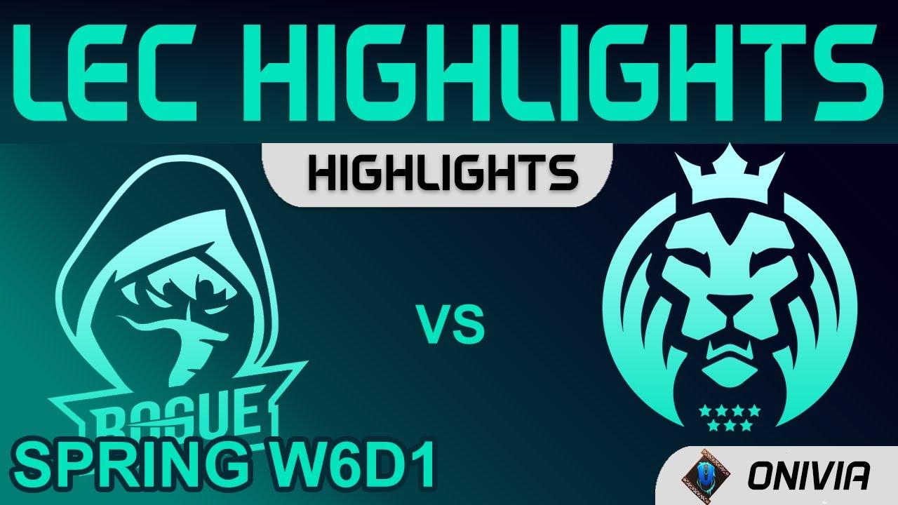 RGE vs MAD Highlights LEC Spring Season 2022 W6D1 Rogue vs MAD Lions by Onivia thumbnail