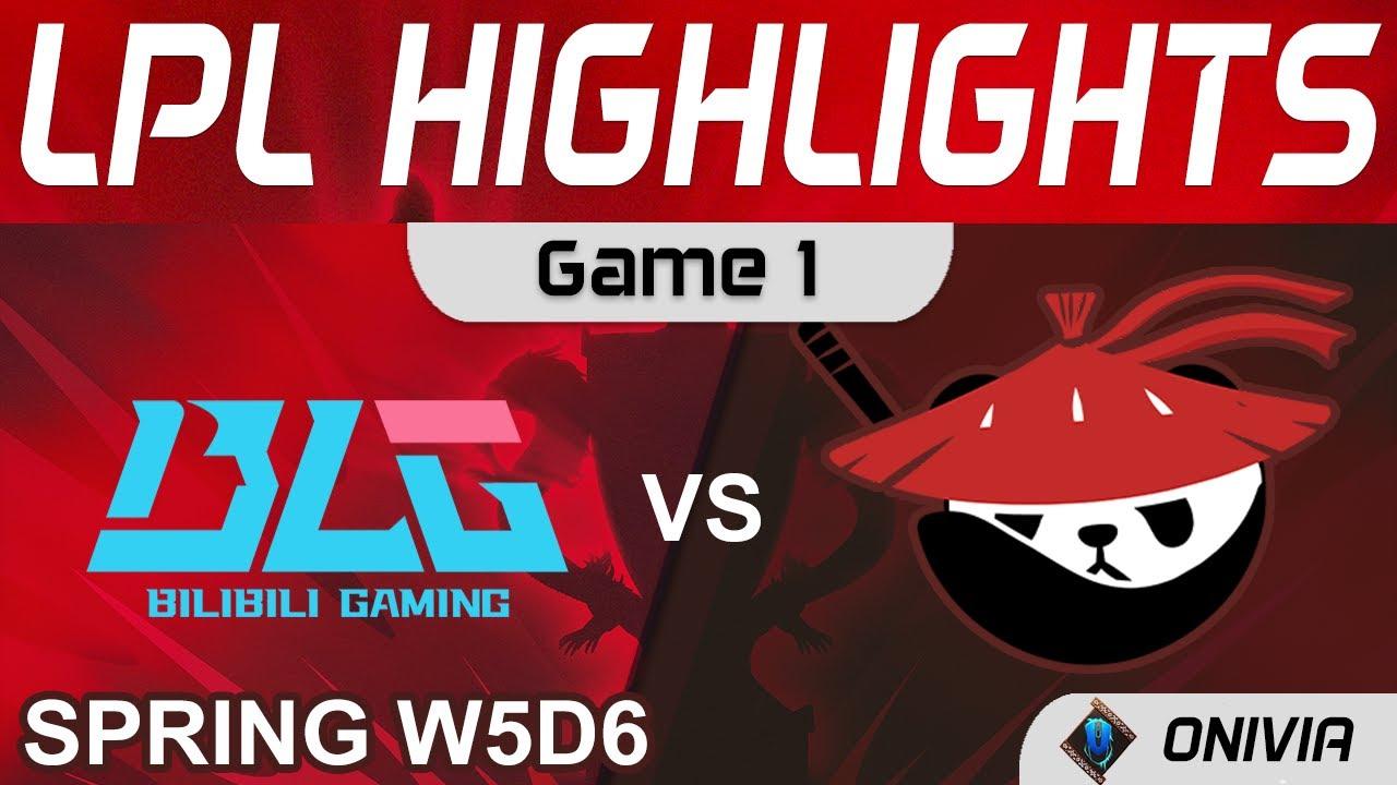 BLG vs AL Highlights Game 1 LPL Spring Season 2022 W5D6 Bilibili Gaming vs Anyone's Legend by Onivia thumbnail