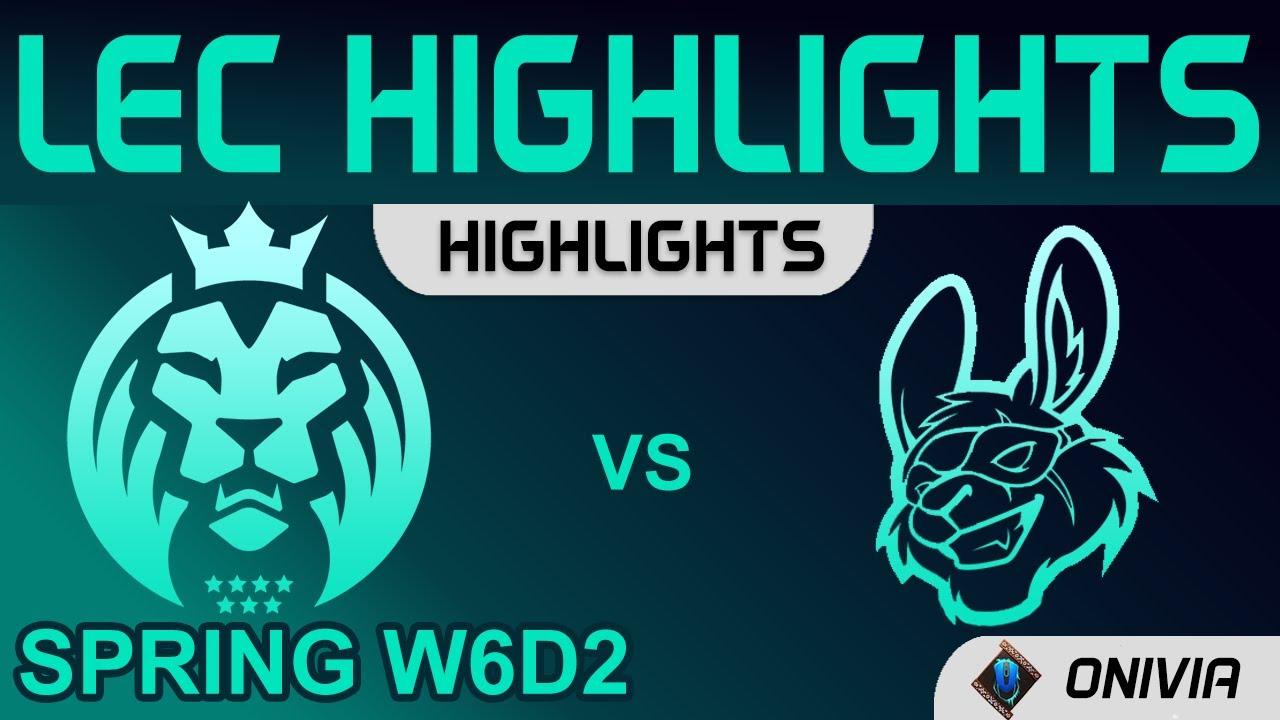 MAD vs MSF Highlights LEC Spring Season 2022 W6D2 MAD Lions vs Misfits Gaming by Onivia thumbnail