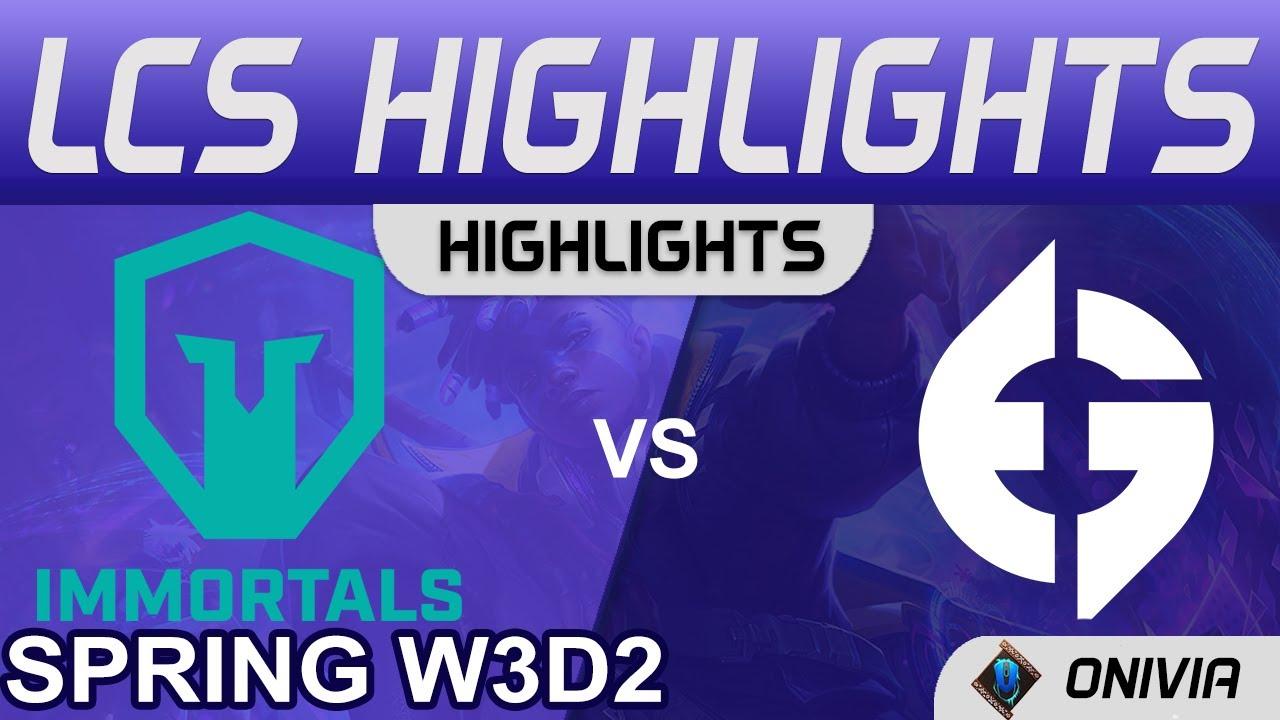 IMT vs EG Highlights LCS Spring Season 2022 W3D2 Immortals vs Evil Geniuses by Onivia thumbnail