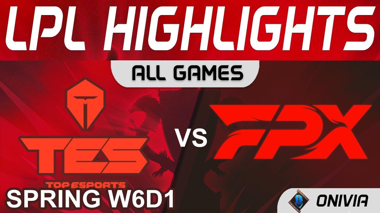 TES vs FPX Highlights ALL GAMES LPL Spring Season 2022 W6D1 Top Esports vs FunPlus Phoenix by Onivia thumbnail