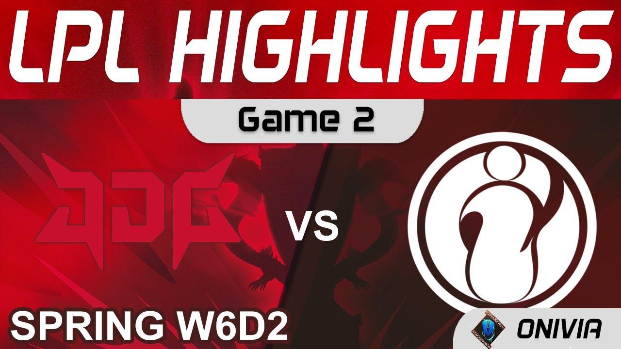 JDG vs IG Highlights Game 2 LPL Spring Season 2022 W6D2 JD Gaming vs Invictus Gaming by Onivia thumbnail