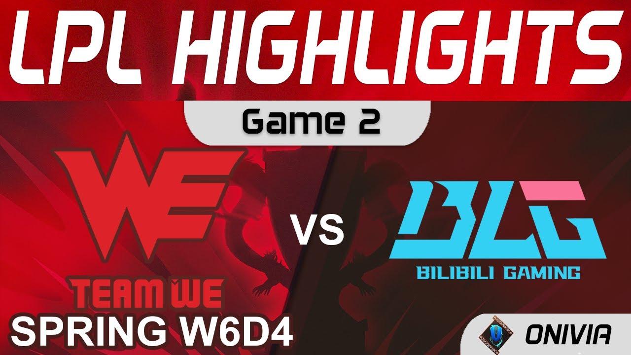 WE vs BLG Highlights Game 2 LPL Spring Season 2022 W6D4 Team WE vs Bilibili Gaming by Onivia thumbnail