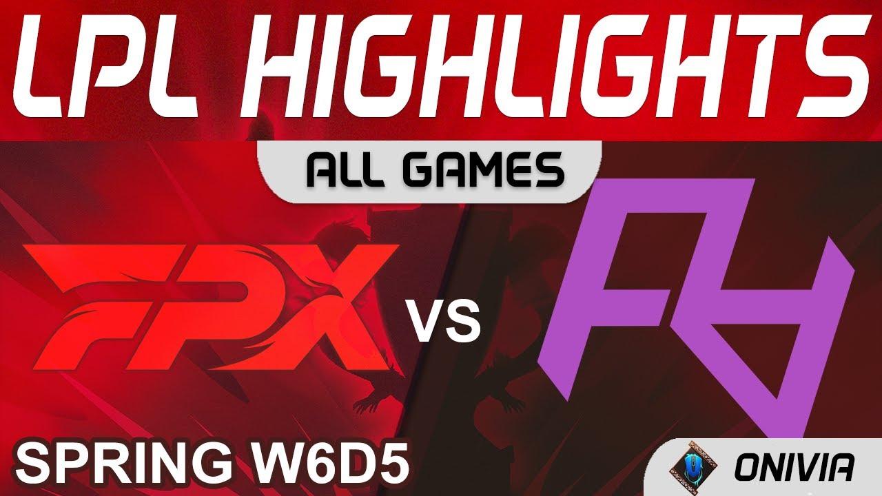 FPX vs RA Highlights ALL GAMES LPL Spring Season 2022 W6D5 FunPlus Phoenix vs Rare Atom by Onivia thumbnail