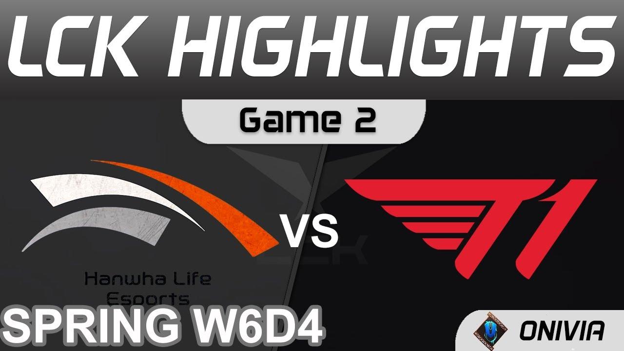 HLE vs T1 Highlights Game 2 LCK Spring Season 2022 W6D4 Hanwha Life Esports vs T1 Onivia thumbnail