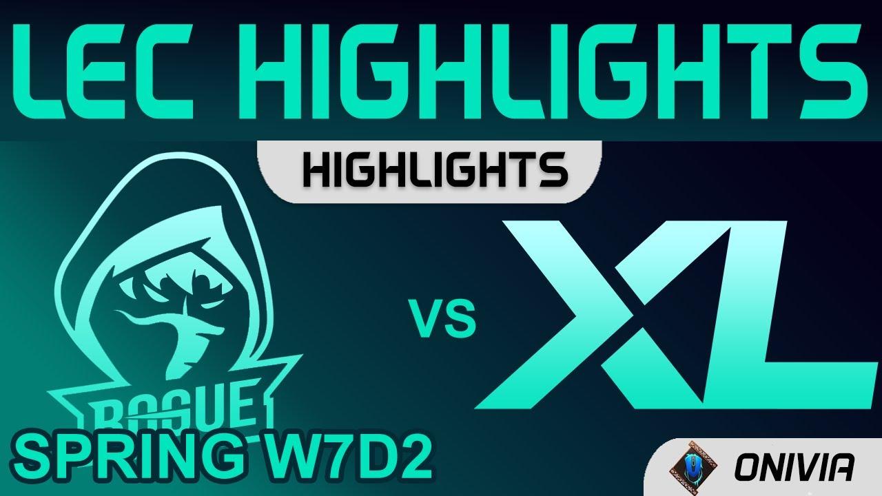 RGE vs XL Highlights LEC Spring Season 2022 W7D2 Rogue vs Excel by Onivia thumbnail