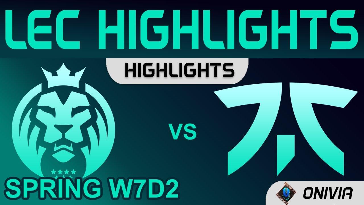 MAD vs FNC Highlights LEC Spring Season 2022 W7D2 MAD Lions vs Fnatic by Onivia thumbnail