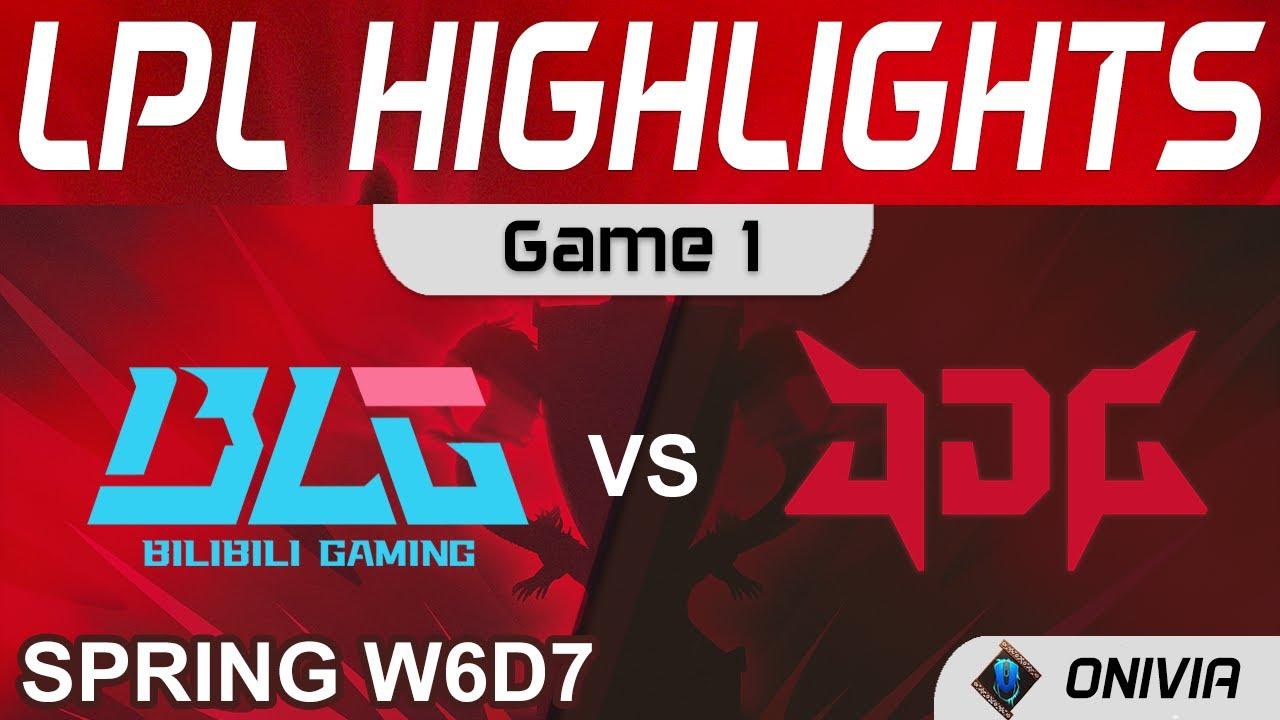 BLG vs JDG Highlights Game 1 LPL Spring Season 2022 W6D7 Bilibili Gaming vs JD Gaming by Onivia thumbnail