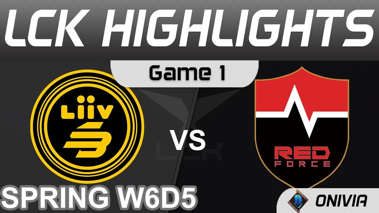 LSB vs NS Highlights Game 1 LCK Spring Season 2022 W6D5 Liiv SANDBOX vs Nongshim RedForce Onivia thumbnail