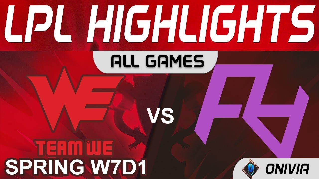 WE vs RA Highlights ALL GAMES LPL Spring Season 2022 W7D1 Team WE vs Rare Atom by Onivia thumbnail