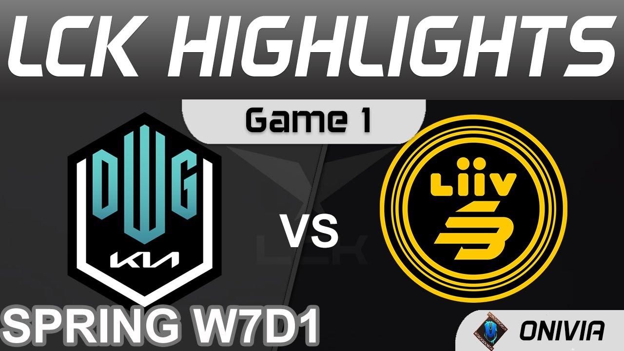 DK vs LSB Highlights Game 1 LCK Spring Season 2022 W7D1 DWG KIA vs Liiv SANDBOX Onivia thumbnail