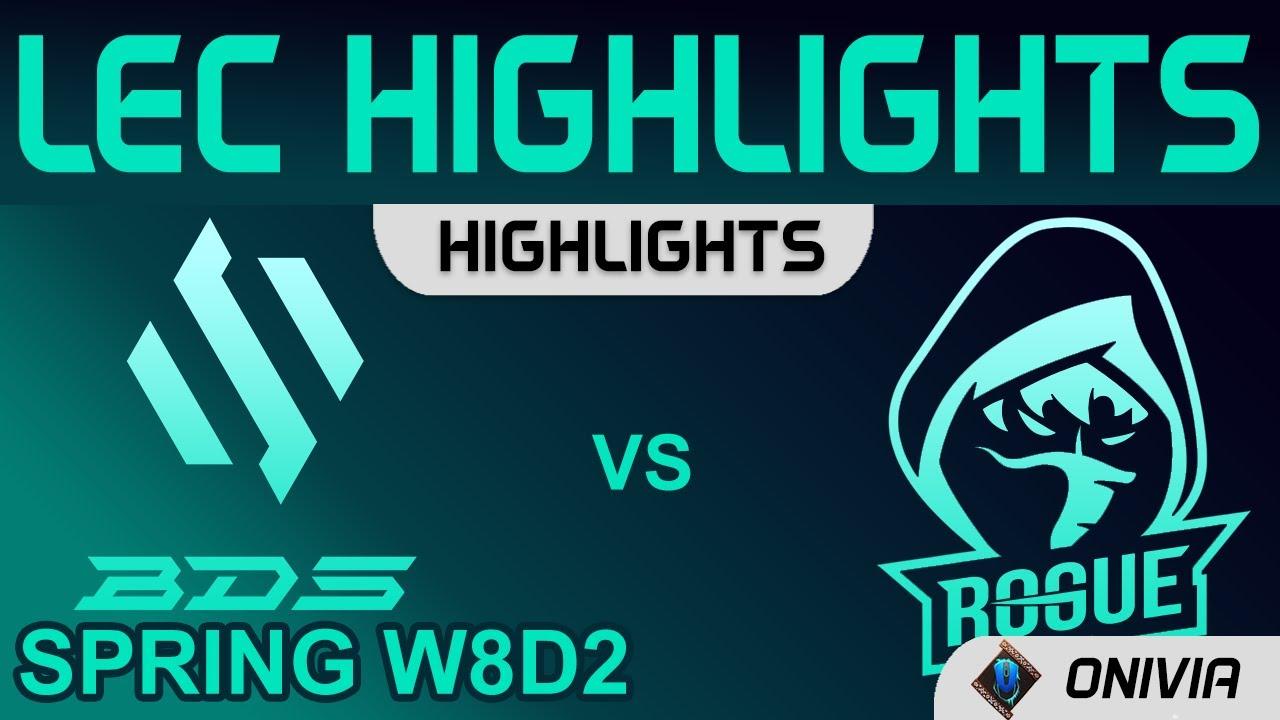 BDS vs RGE Highlights LEC Spring Season 2022 W8D2 Team BDS vs Rogue by Onivia thumbnail