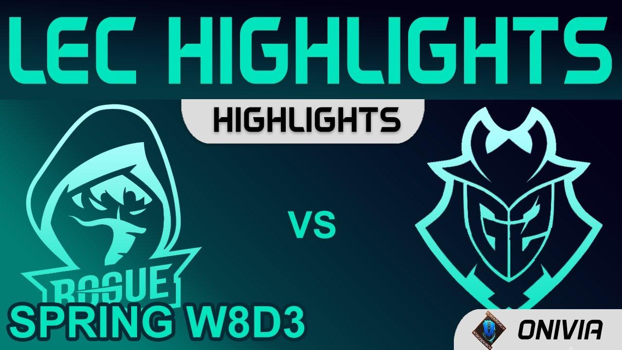 RGE vs G2 Highlights LEC Spring Season 2022 W8D3 Rogue vs G2 Esports by Onivia thumbnail