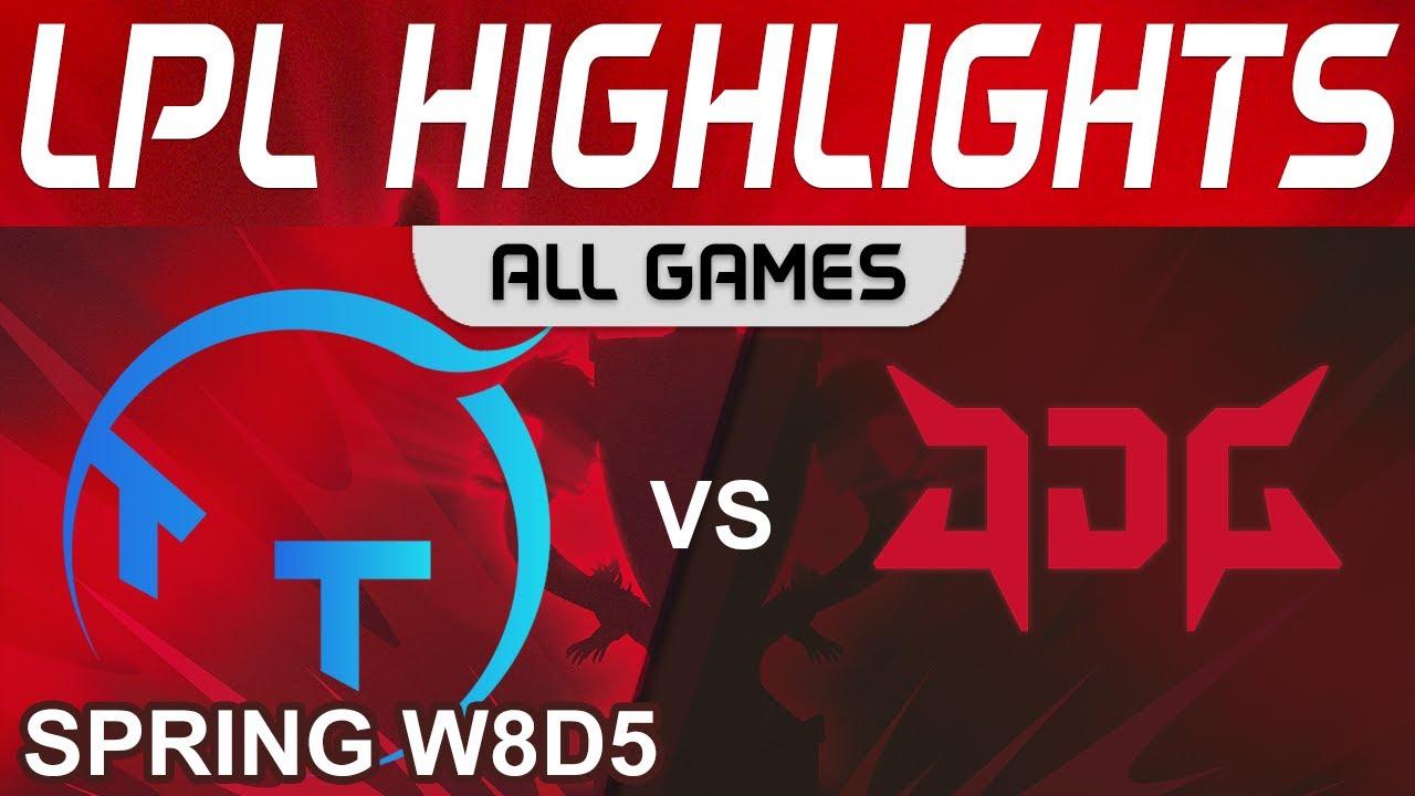 TT vs JDG Highlights ALL GAMES LPL Spring Season 2022 W8D5 ThunderTalk Gaming vs JD Gaming by Onivia thumbnail