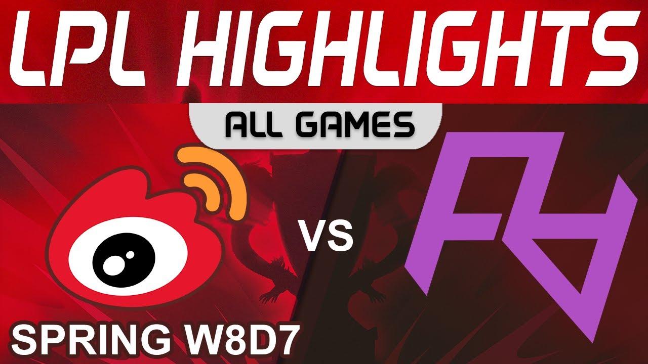 WBG vs RA Highlights ALL GAMES LPL Spring Season 2022 W8D7 Weibo Gaming vs Rare Atom by Onivia thumbnail