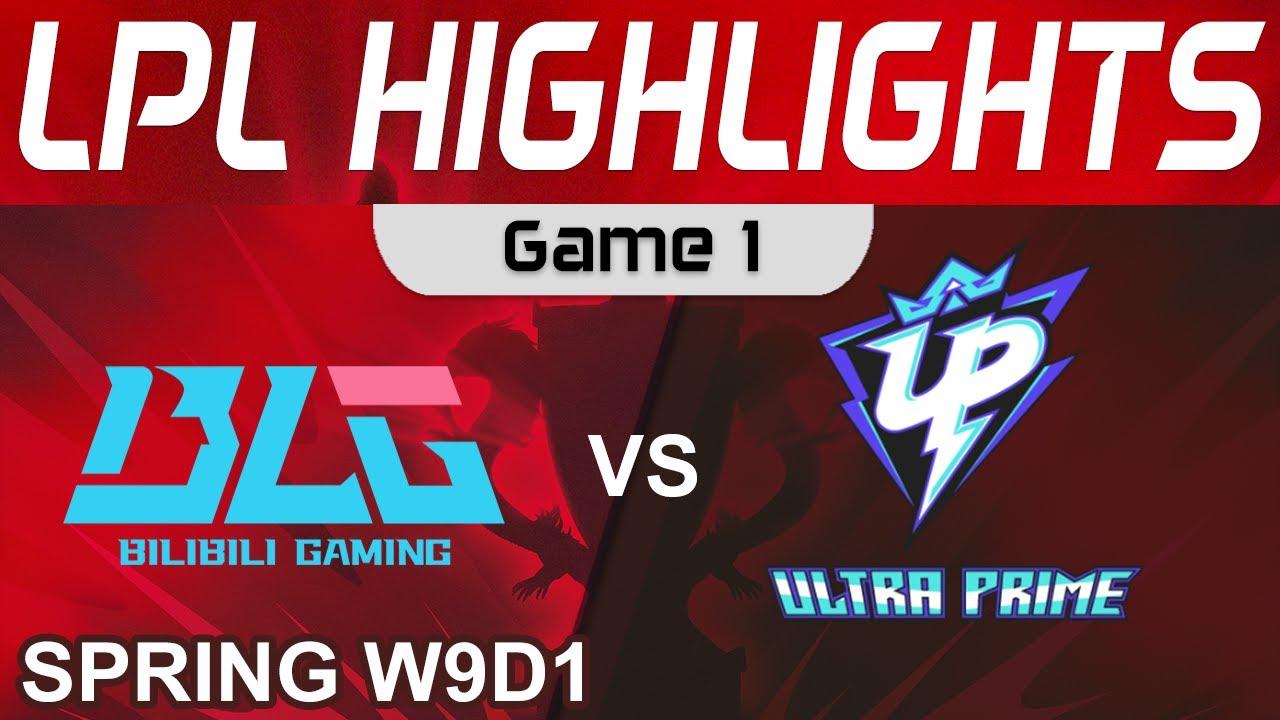 BLG vs UP Highlights Game 1 LPL Spring Season 2022 W9D1 Bilibili Gaming vs Ultra Prime by Onivia thumbnail