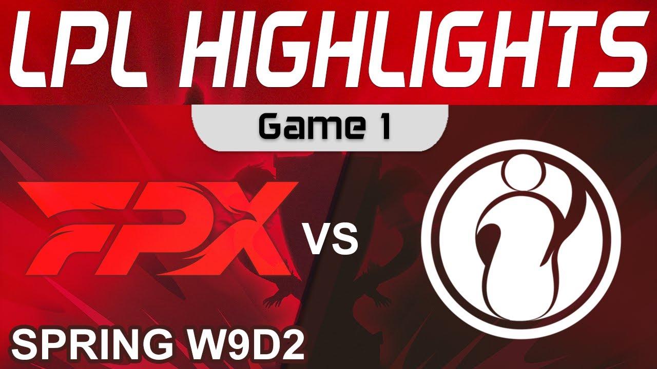 FPX vs IG Highlights Game 1 LPL Spring Season 2022 W9D2 FunPlus Phoenix vs Invictus Gaming by Onivia thumbnail