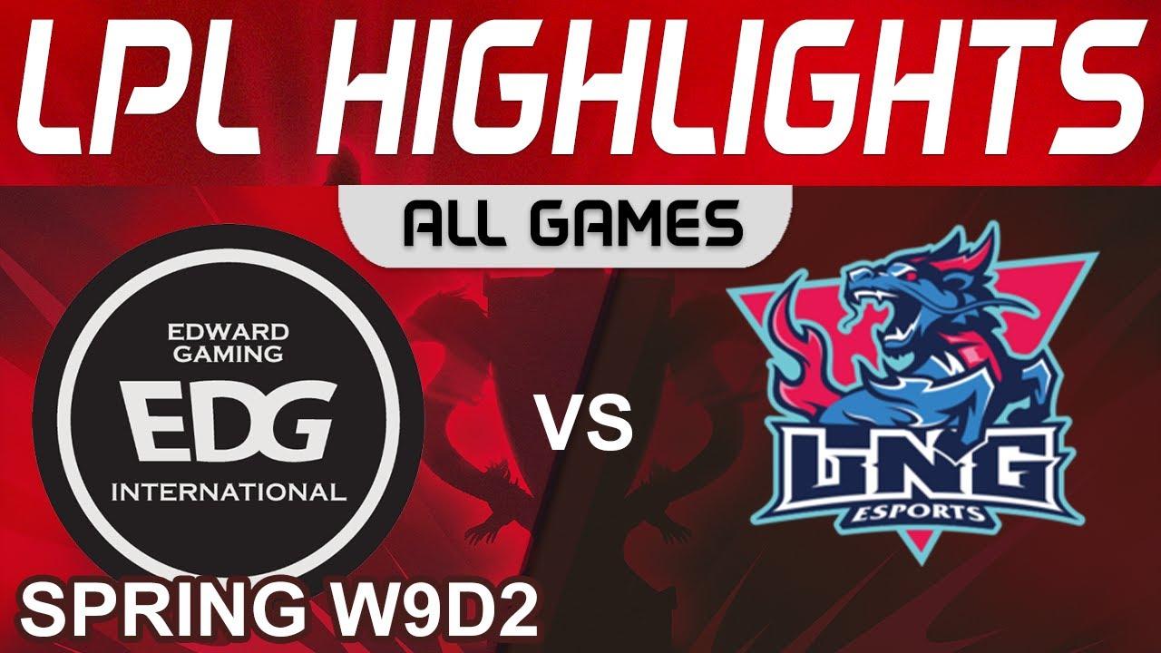 EDG vs LNG Highlights ALL GAMES LPL Spring Season 2022 W9D2 EDward Gaming vs LNG Esports by Onivia thumbnail