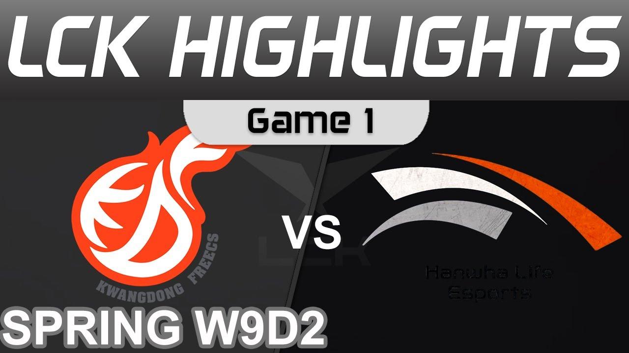 KDF vs HLE Highlights Game 1 LCK Spring Season 2022 W9D2 Kwangdong Freecs vs Hanwha Life Esports by thumbnail