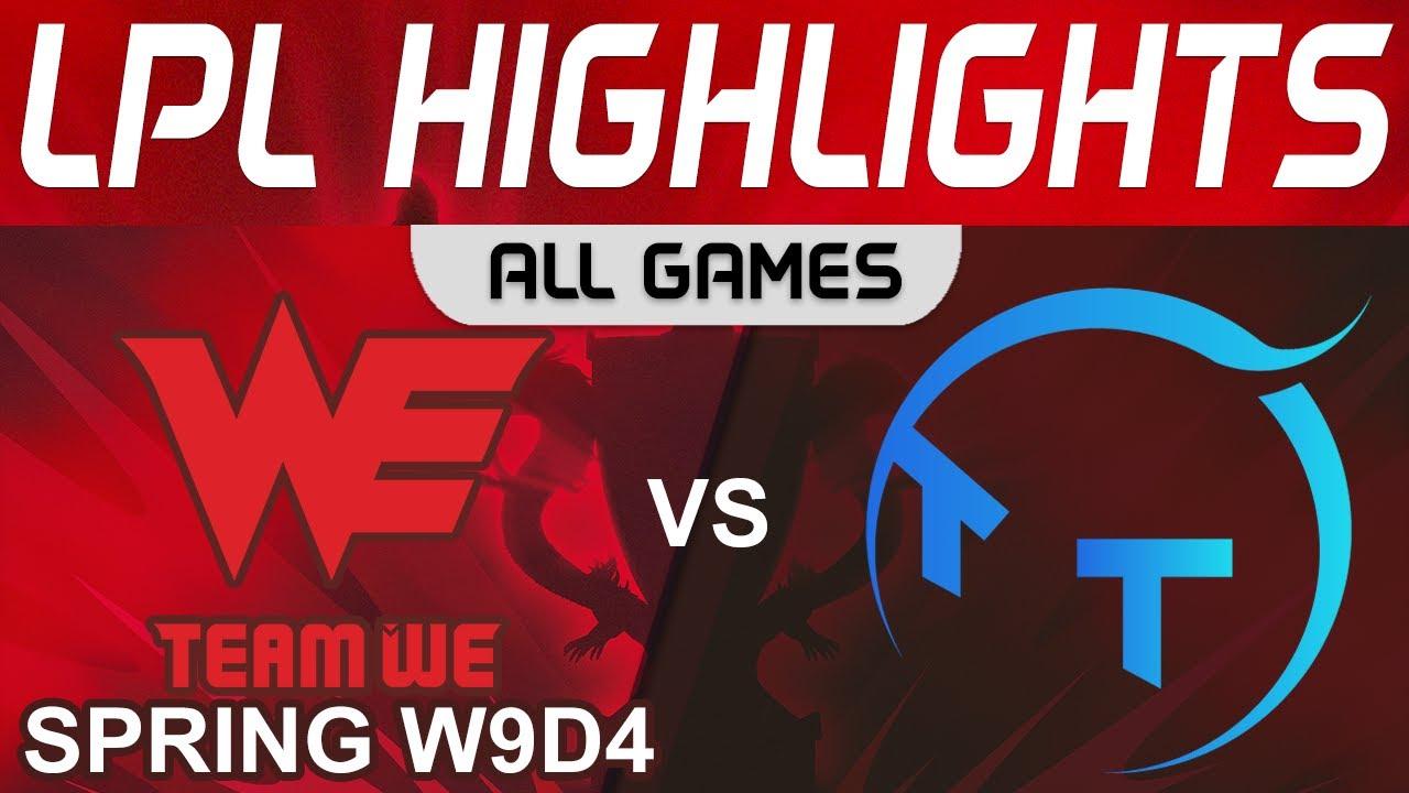 WE vs TT Highlights ALL GAMES LPL Spring Season 2022 W9D4 Team WE vs ThunderTalk Gaming by Onivia thumbnail