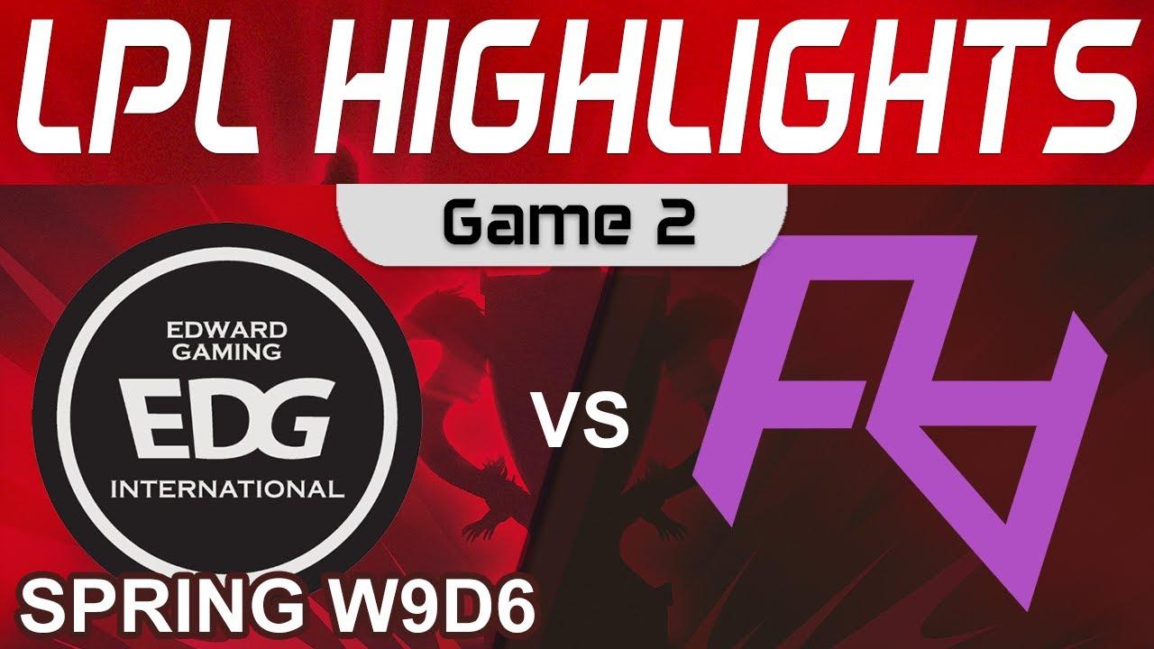 EDG vs RA Highlights Game 2 LPL Spring Season 2022 W9D6 EDward Gaming vs Rare Atom by Onivia thumbnail