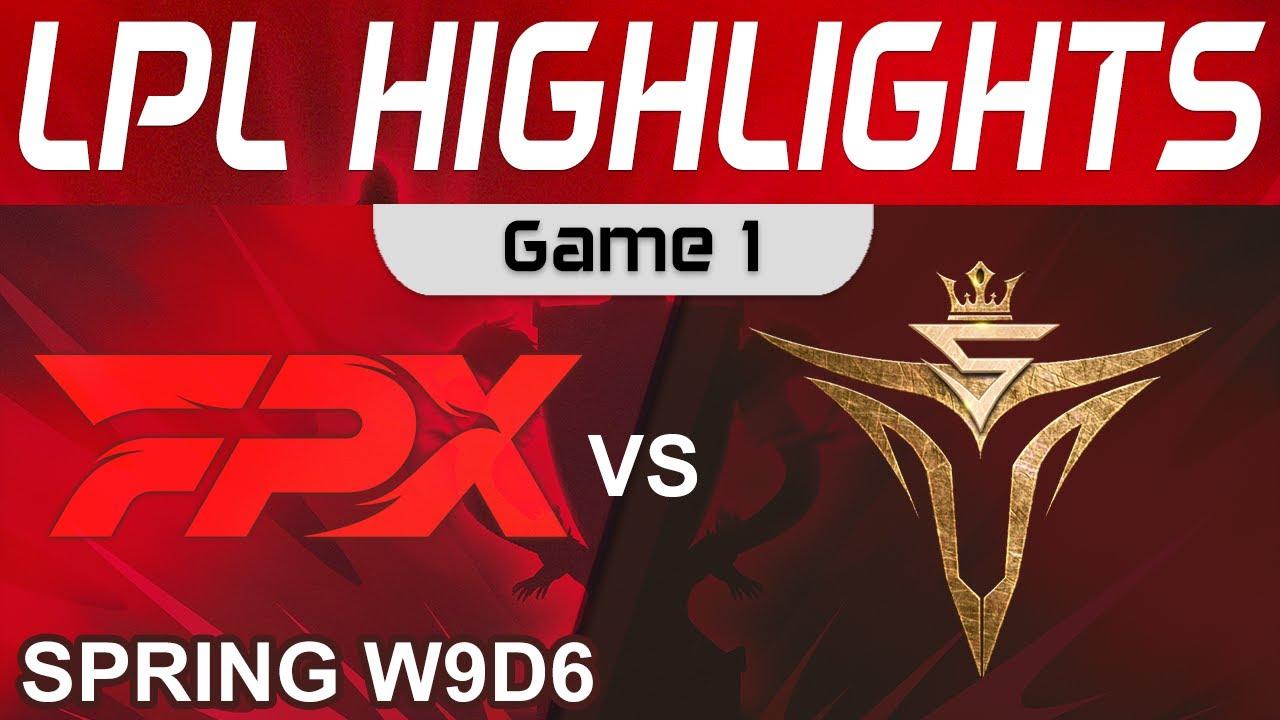 FPX vs V5 Highlights Game 1 LPL Spring Season 2022 W9D6 FunPlus Phoenix vs Victory Five by Onivia thumbnail