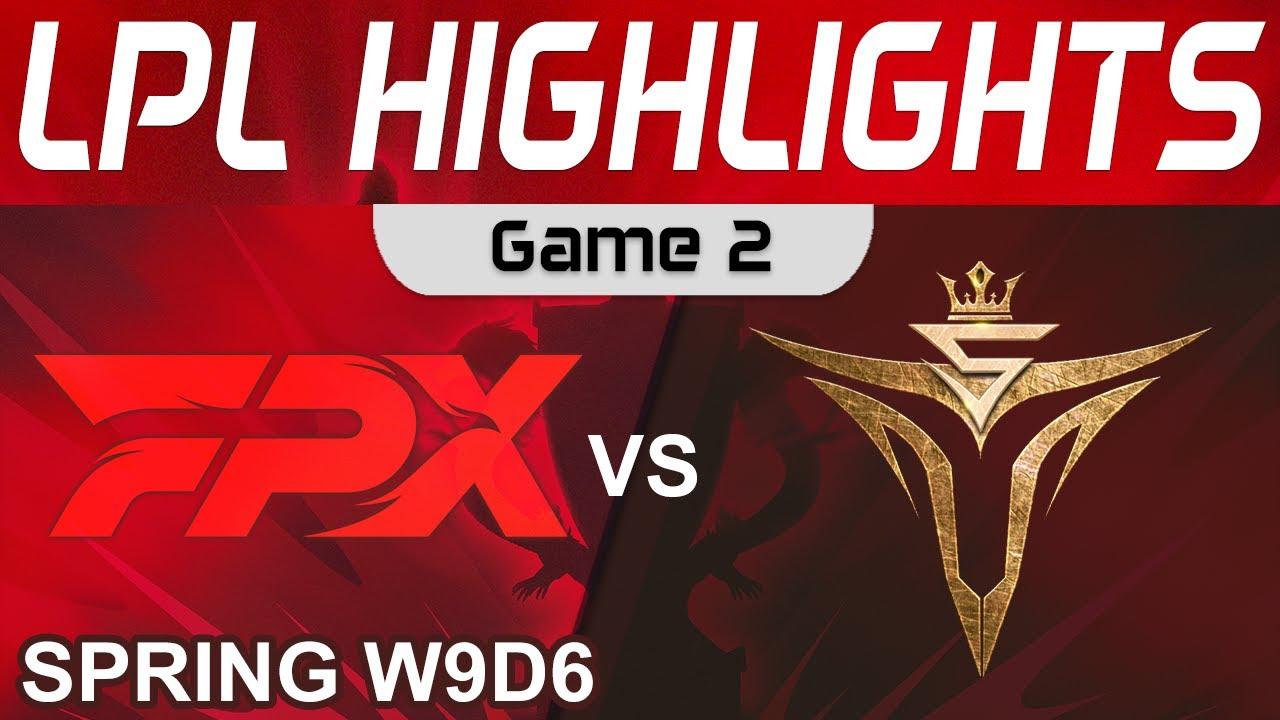 FPX vs V5 Highlights Game 2 LPL Spring Season 2022 W9D6 FunPlus Phoenix vs Victory Five by Onivia thumbnail