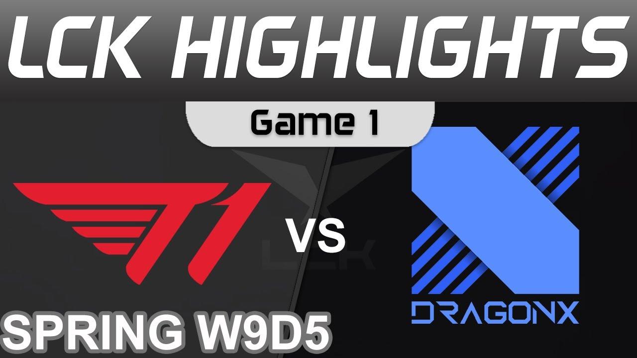 T1 vs DRX Highlights Game 1 LCK Spring Season 2022 W9D5 T1 vs DragonX by Onivia thumbnail