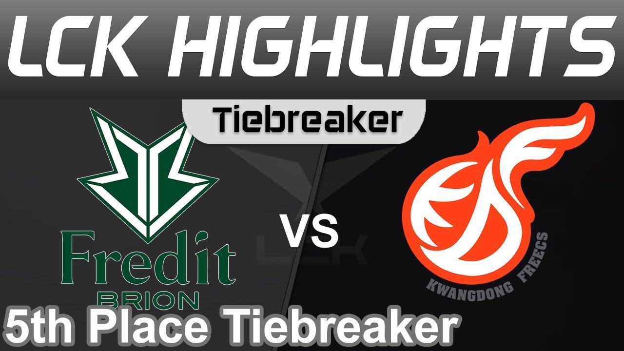 BRO vs KDF Highlights 5th Place Tiebreake LCK Spring Season 2022 W9D5 Fredit BRION vs Kwangdong Free thumbnail