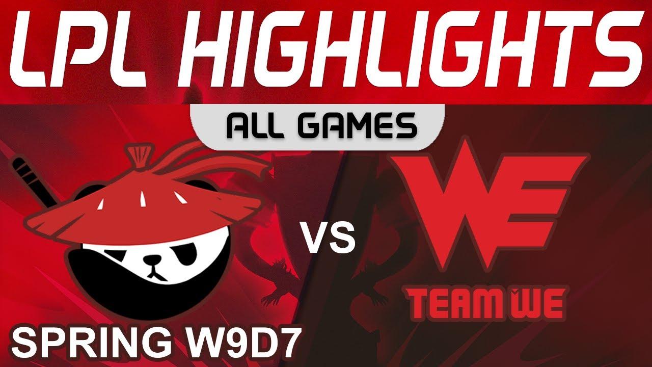 AL vs WE Highlights ALL GAMES LPL Spring Season 2022 W9D7 Anyone's Legend vs Team WE by Onivia thumbnail